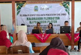 75 Warga Ikuti Pelayanan Adminduk Sehari Jadi di Balai Kalurahan Plembutan